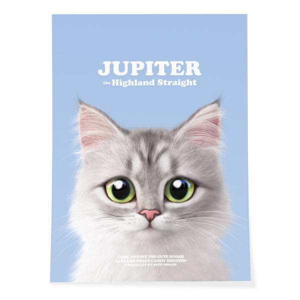 Jupiter Retro Art Poster