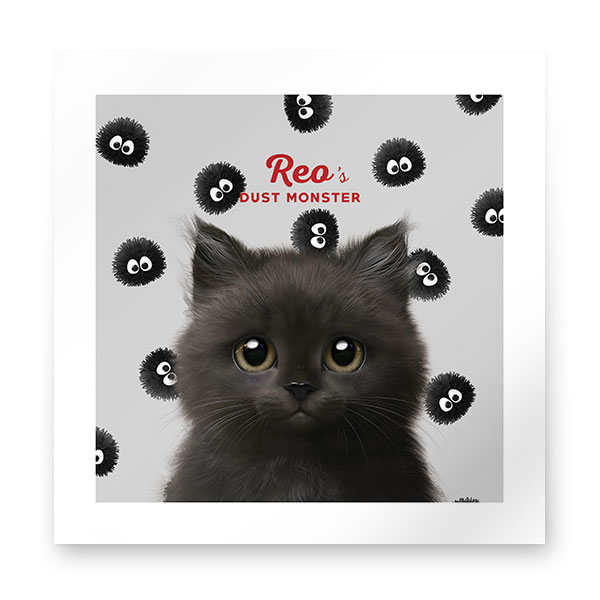 Reo the Kitten&#039;s Dust Monster Art Print