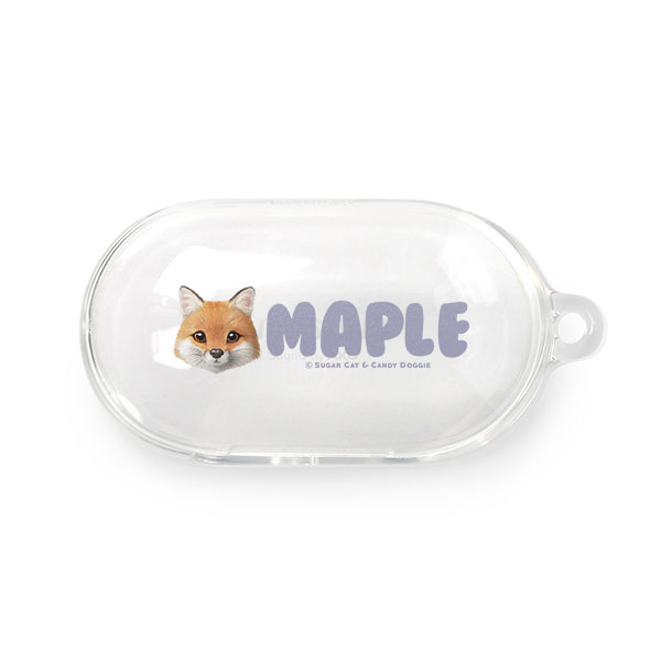 Maple the Red Fox Face Buds TPU Case