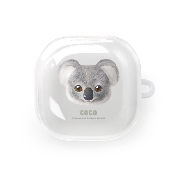 Coco the Koala Face Buds Pro/Live TPU Case