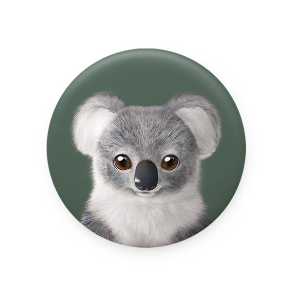 Coco the Koala Mirror Button