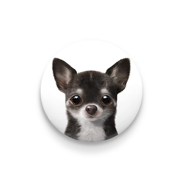 Leon the Chihuahua Pin/Magnet Button