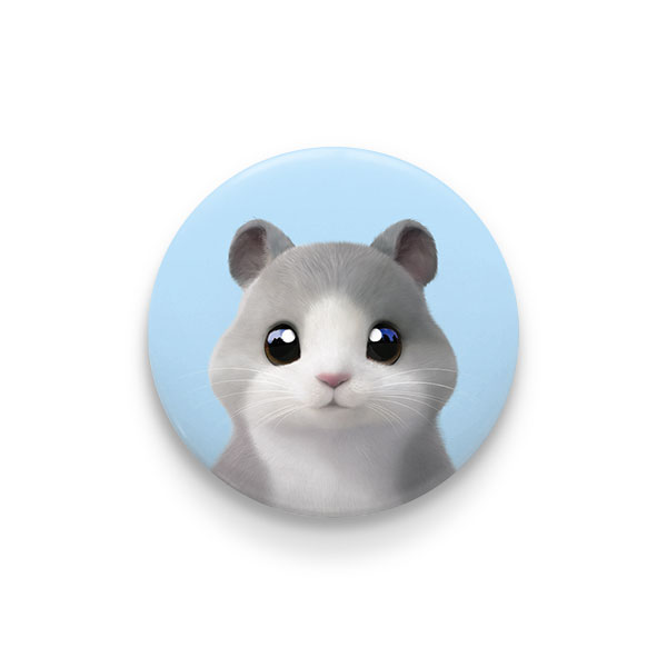 Malang the Hamster Pin/Magnet Button
