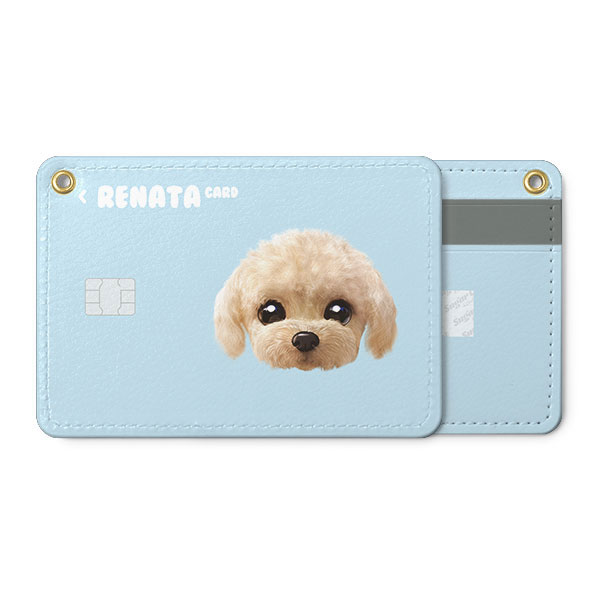 Renata the Poodle Face Card Holder
