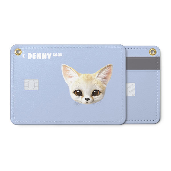 Denny the Fennec fox Face Card Holder