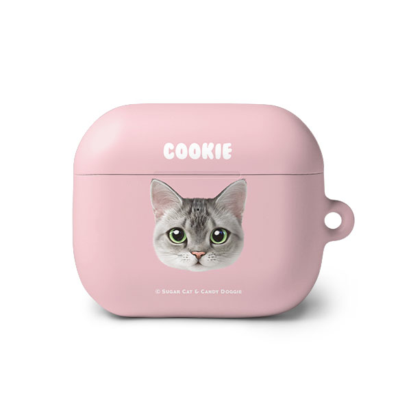 Cookie the American Shorthair Face AirPods 3 Hard Case
