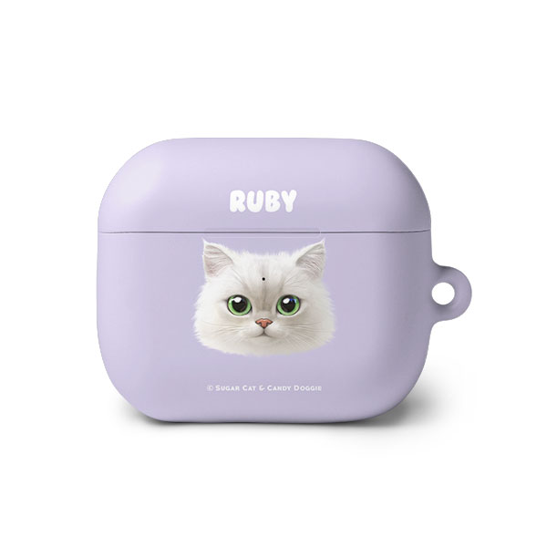 Ruby the Persian Face AirPods 3 Hard Case