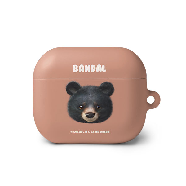 Bandal the Aisan Black Bear Face AirPods 3 Hard Case