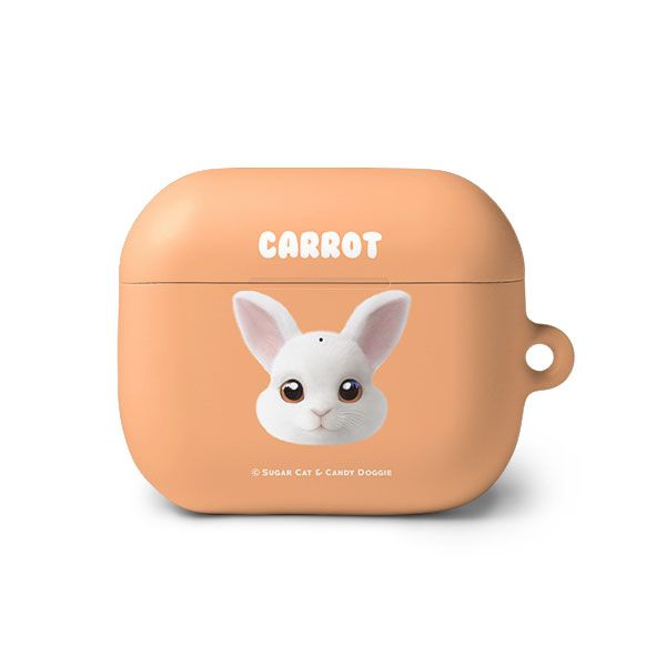 Carrot the Rabbit Face AirPods 3 Hard Case