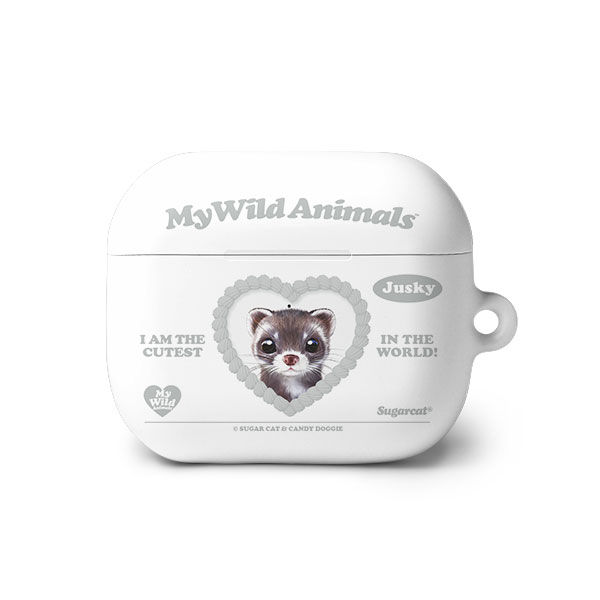 Jusky the Ferret MyHeart AirPods 3 Hard Case
