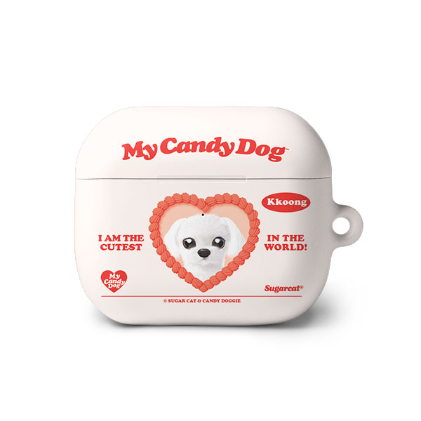 Kkoong the Maltese MyHeart AirPods 3 Hard Case