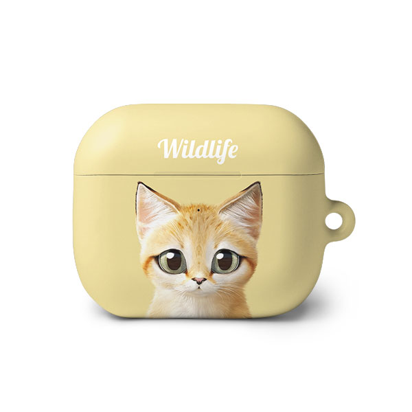 Sandy the Sand cat Simple AirPods 3 Hard Case