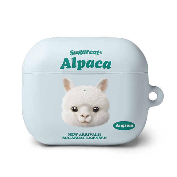 Angsom the Alpaca TypeFace AirPods 3 Hard Case