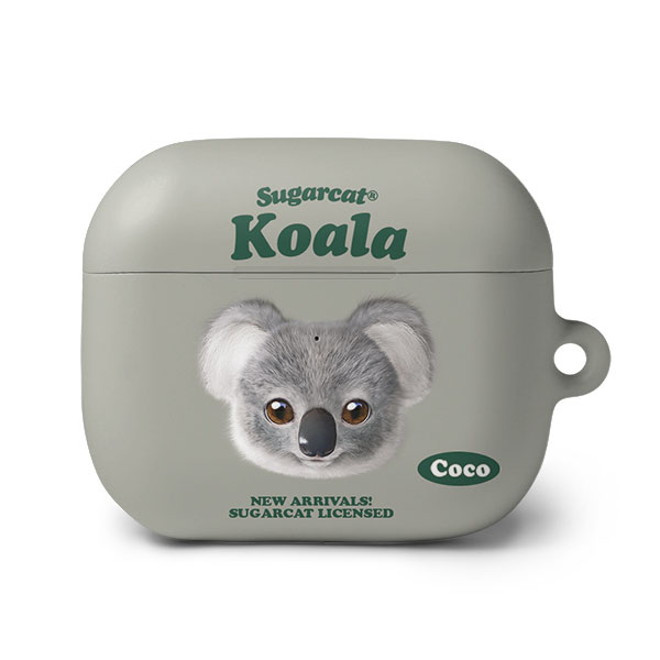 Coco the Koala TypeFace AirPods 3 Hard Case