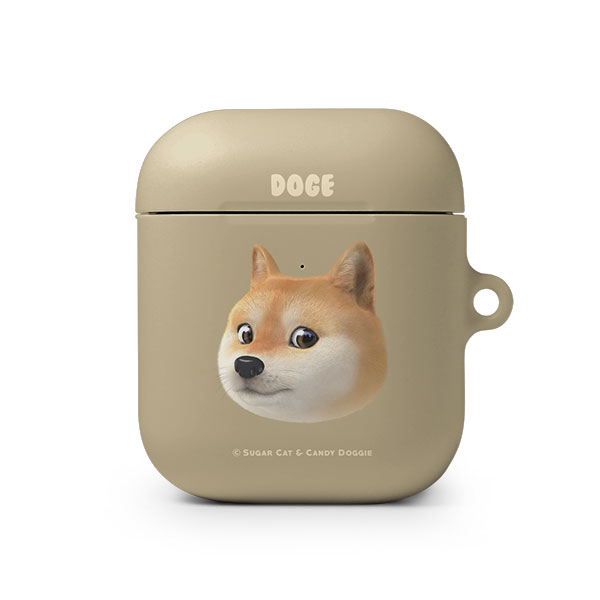 Doge the Shiba Inu (GOLD ver.) Face AirPod Hard Case