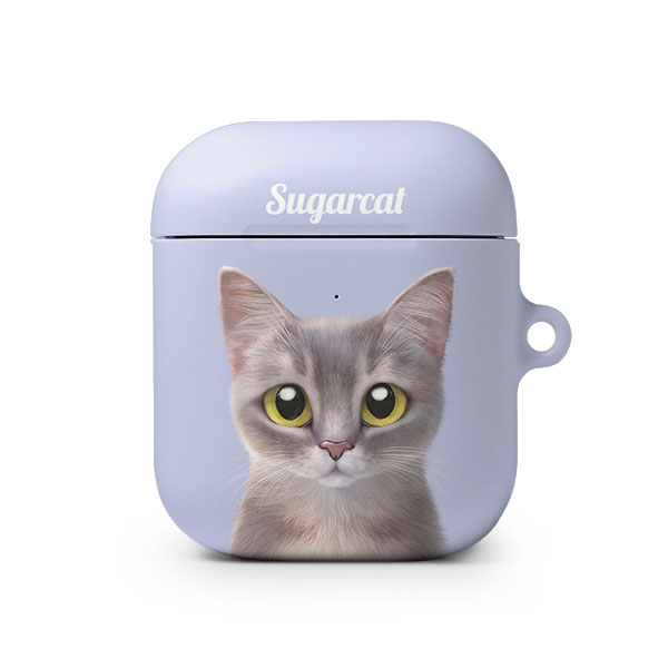 Leo the Abyssinian Blue Cat Simple AirPod Hard Case