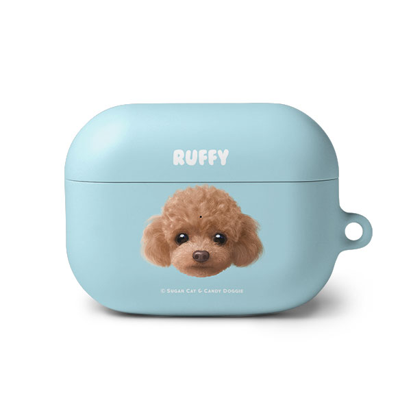Ruffy the Poodle Face AirPod PRO Hard Case