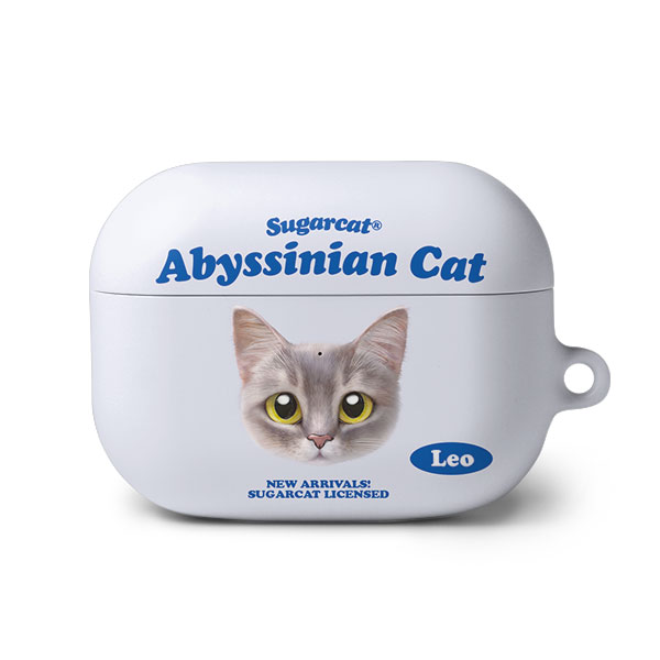 Leo the Abyssinian Blue Cat TypeFace AirPod PRO Hard Case