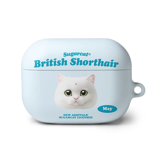 May the British Shorthair TypeFace AirPod PRO Hard Case
