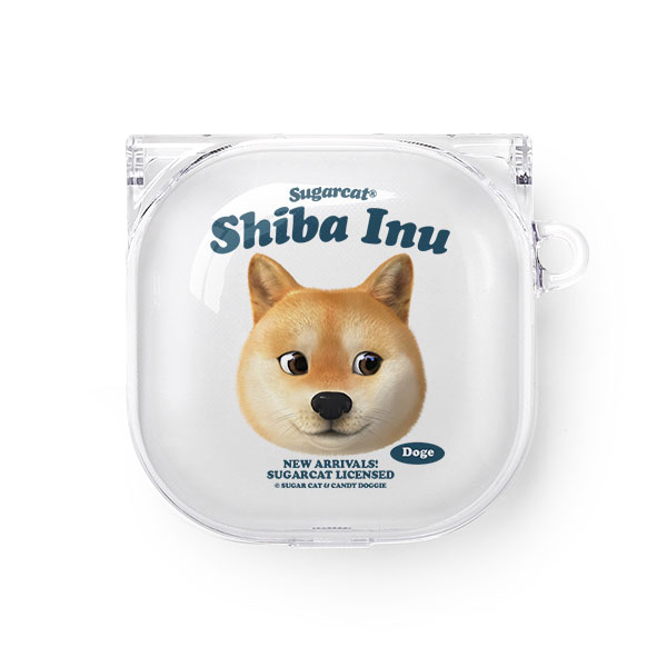 Doge the Shiba Inu TypeFace Buds Pro/Live Clear Hard Case