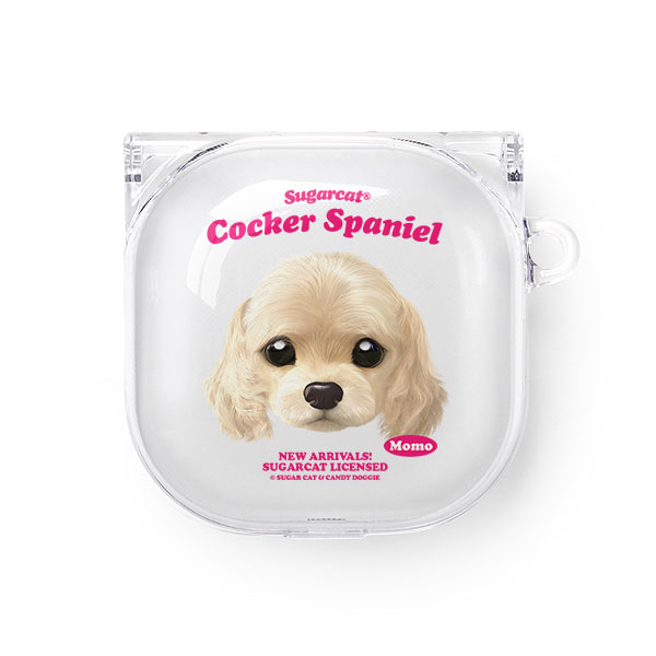 Momo the Cocker Spaniel TypeFace Buds Pro/Live Clear Hard Case