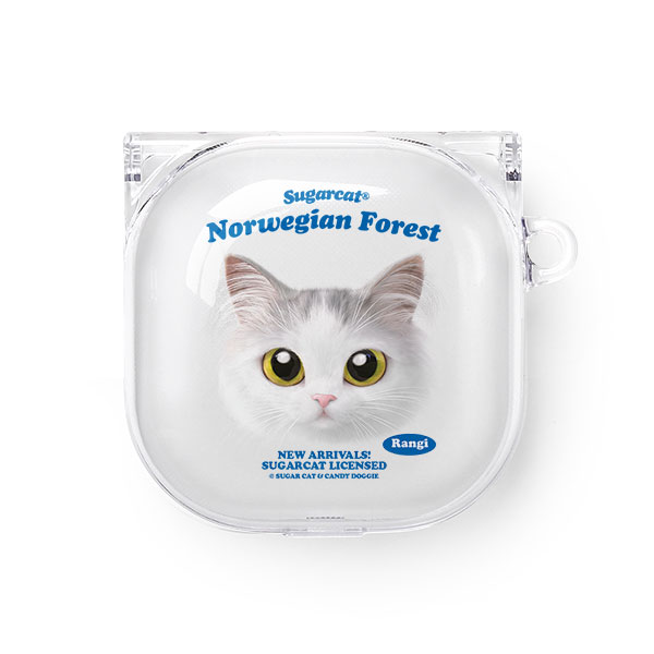 Rangi the Norwegian forest TypeFace Buds Pro/Live Clear Hard Case