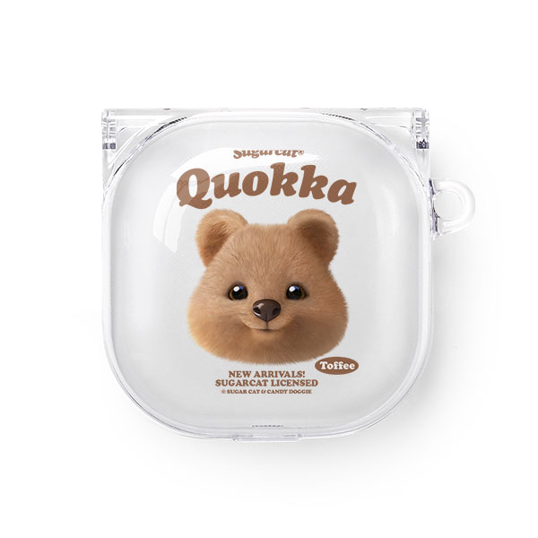 Toffee the Quokka TypeFace Buds Pro/Live Clear Hard Case