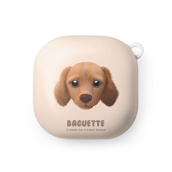 Baguette the Dachshund Face Buds Pro/Live Hard Case