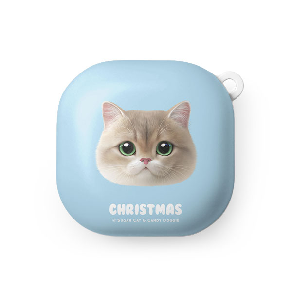 Christmas the British Shorthair Face Buds Pro/Live Hard Case