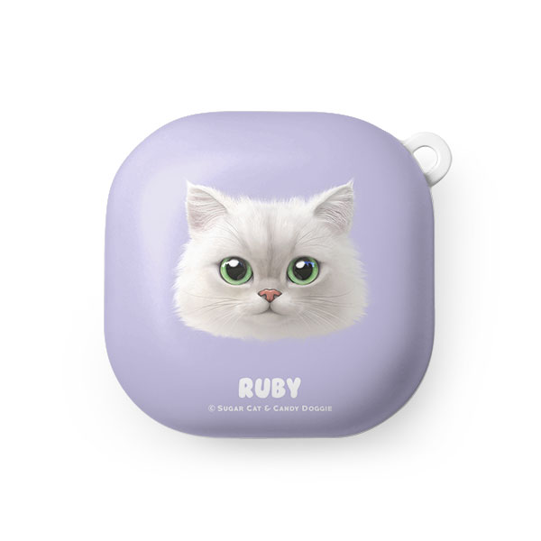 Ruby the Persian Face Buds Pro/Live Hard Case