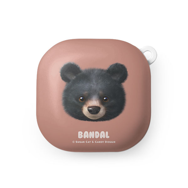 Bandal the Aisan Black Bear Face Buds Pro/Live Hard Case