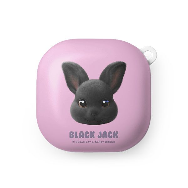 Black Jack the Rabbit Face Buds Pro/Live Hard Case