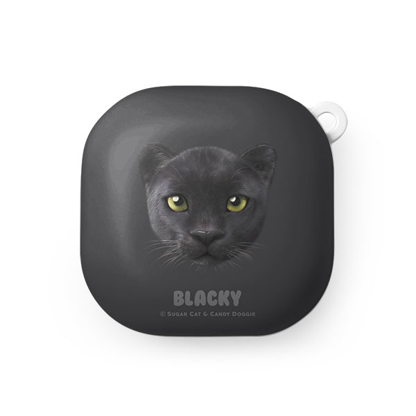 Blacky the Black Panther Face Buds Pro/Live Hard Case
