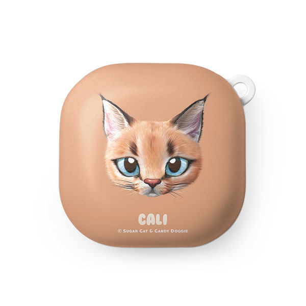 Cali the Caracal Face Buds Pro/Live Hard Case