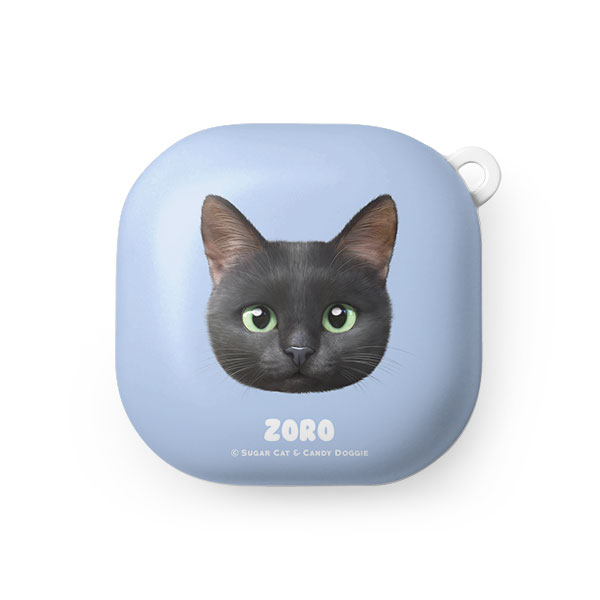 Zoro the Black Cat Face Buds Pro/Live Hard Case