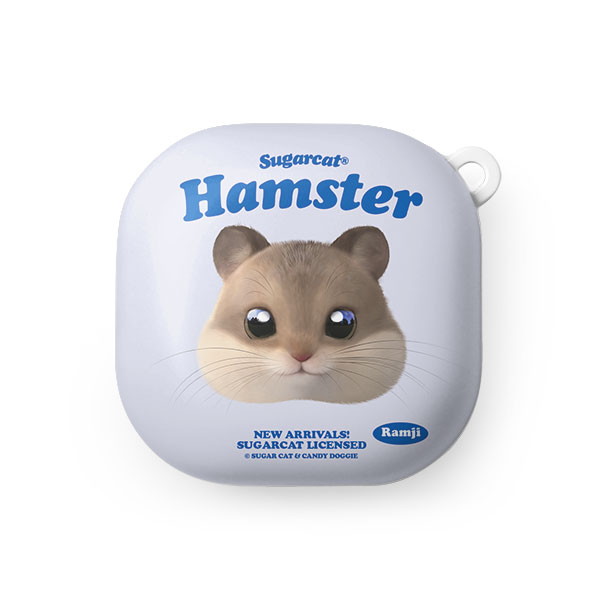 Ramji the Hamster TypeFace Buds Pro/Live Hard Case