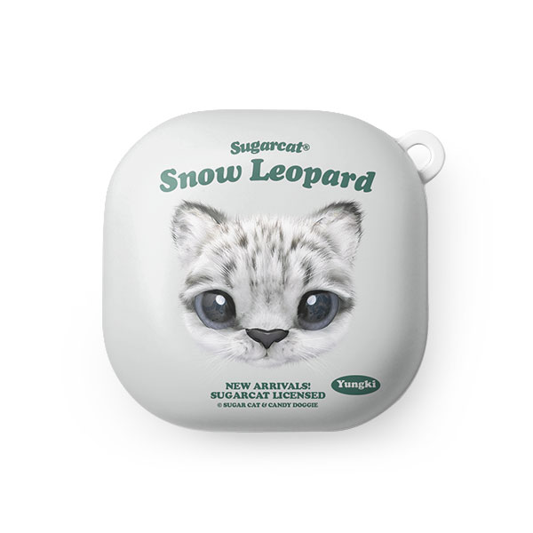Yungki the Snow Leopard TypeFace Buds Pro/Live Hard Case