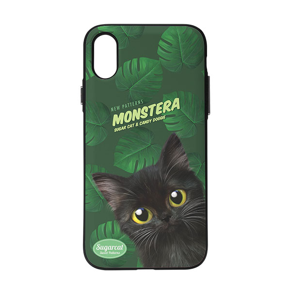Ruru the Kitten’s Monstera New Patterns Door Bumper Case