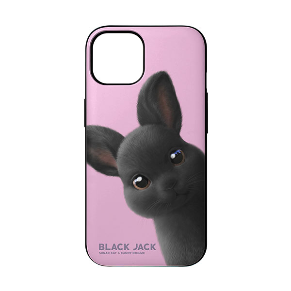 Black Jack the Rabbit Peekaboo Door Bumper Case