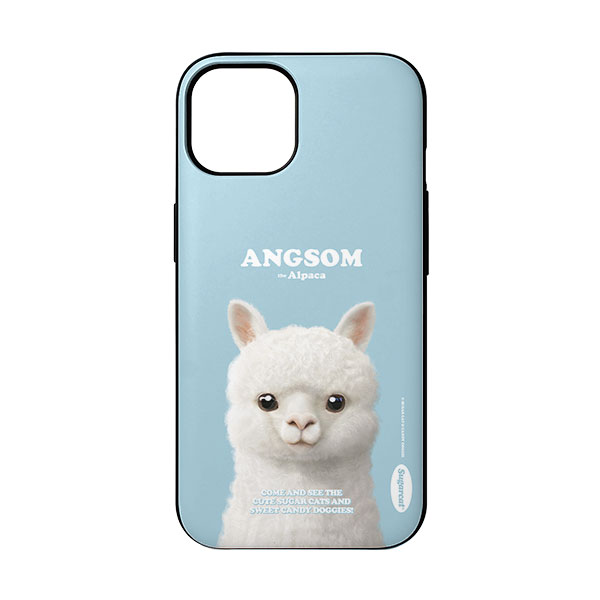 Angsom the Alpaca Retro Door Bumper Case