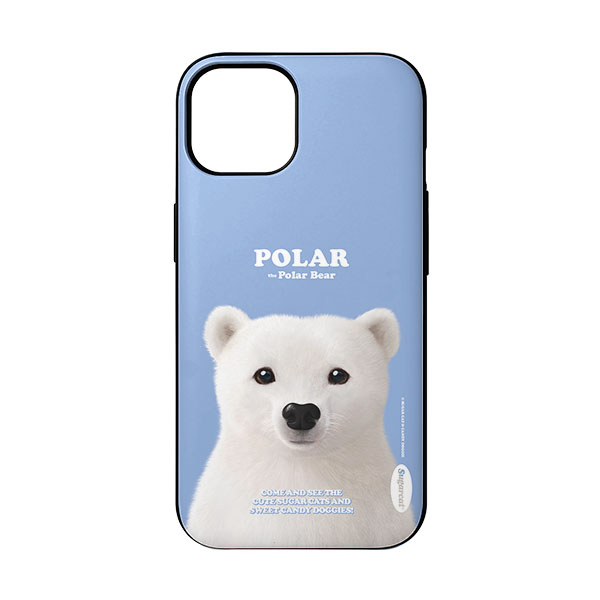 Polar the Polar Bear Retro Door Bumper Case