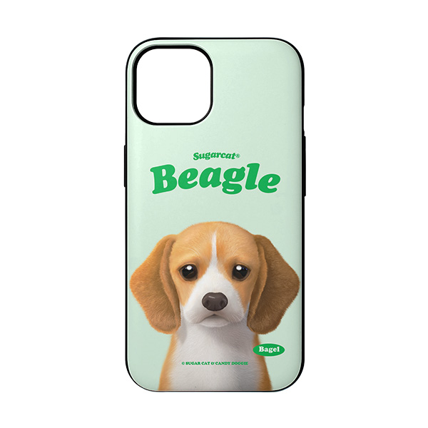 Bagel the Beagle Type Door Bumper Case