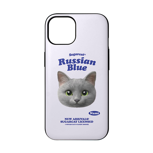 Nami the Russian Blue TypeFace Door Bumper Case