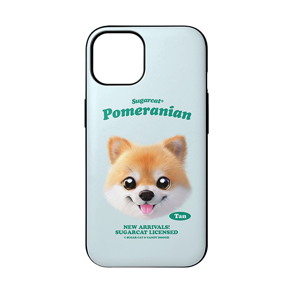 Tan the Pomeranian TypeFace Door Bumper Case