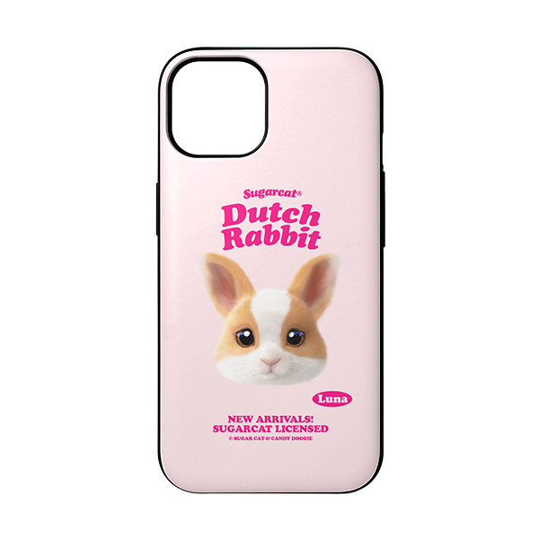 Luna the Dutch Rabbit TypeFace Door Bumper Case