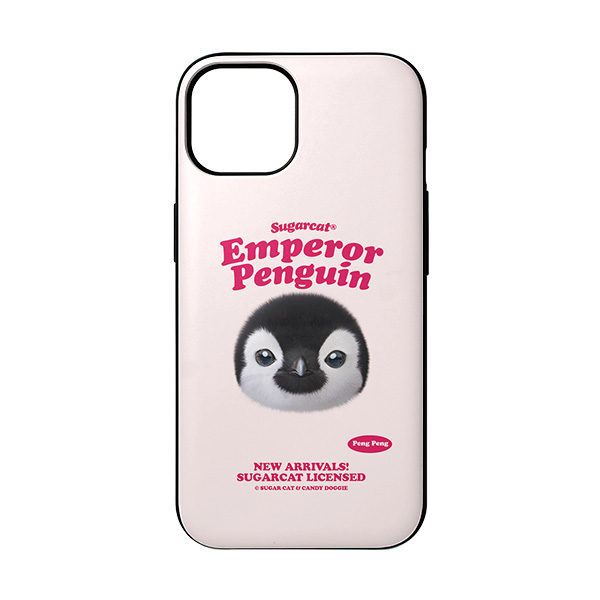 Peng Peng the Baby Penguin TypeFace Door Bumper Case