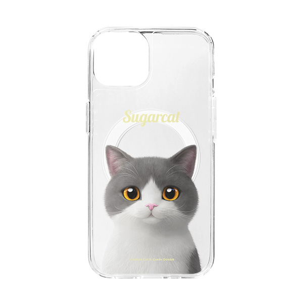 Max the British Shorthair Simple Clear Gelhard Case (for MagSafe)