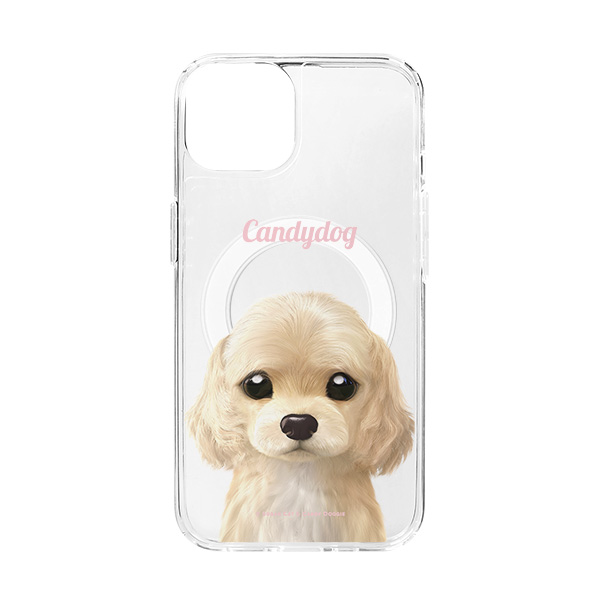 Momo the Cocker Spaniel Simple Clear Gelhard Case (for MagSafe)