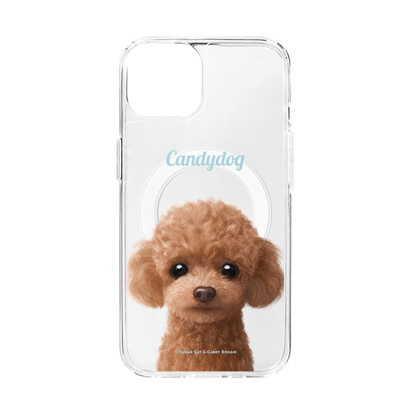Ruffy the Poodle Simple Clear Gelhard Case (for MagSafe)