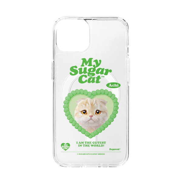Achi MyHeart Clear Gelhard Case (for MagSafe)
